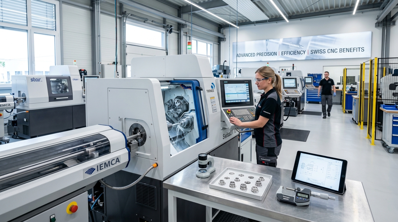 Swiss CNC machining benefits overview