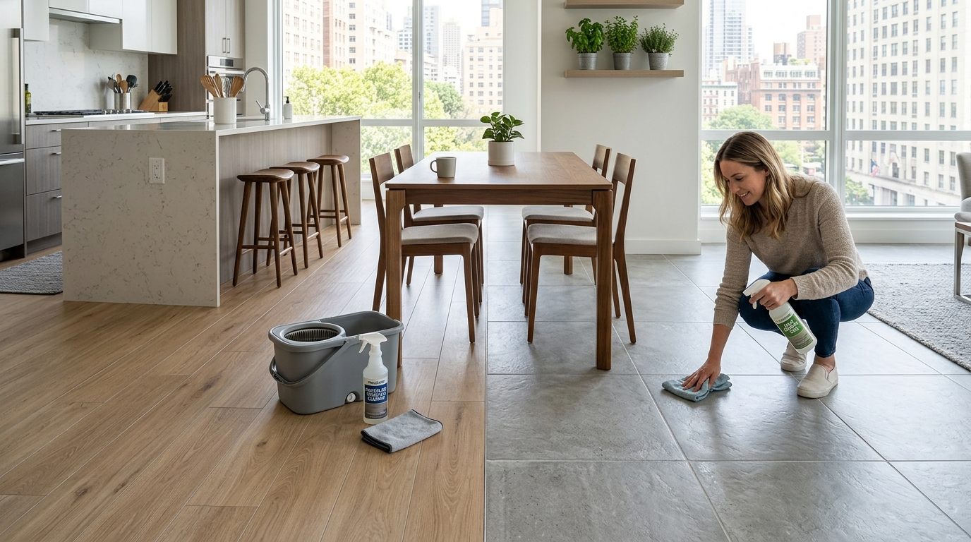 Porcelain vs Ceramic Tile Appearance and Care