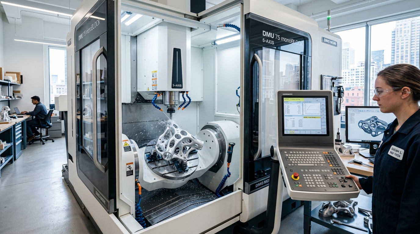 Advanced Multi-Axis CNC Machining for Rapid Prototyping