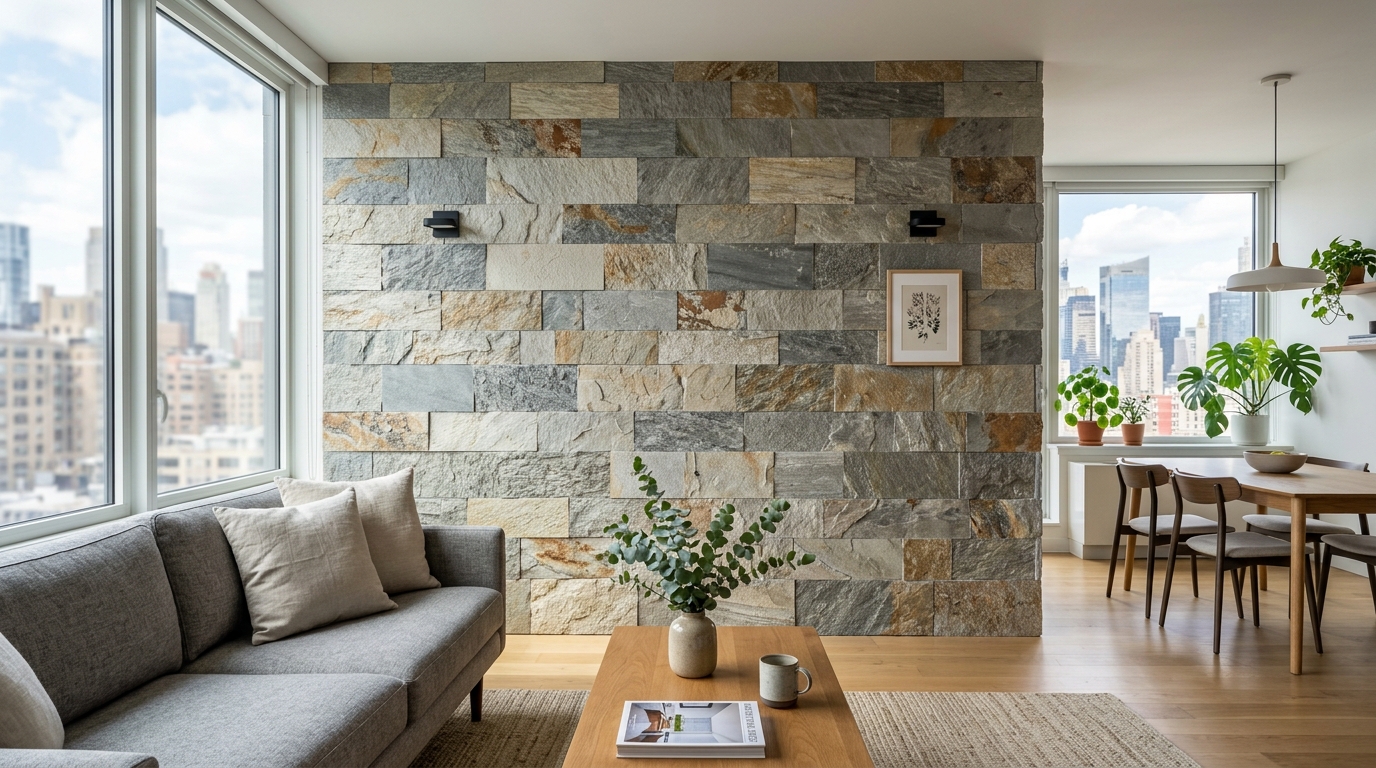 Eco-Friendly Flexible Stone Wall Tiles
