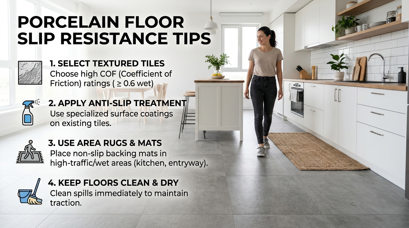 Порцелян еденінің сырғуға қарсы кеңестері