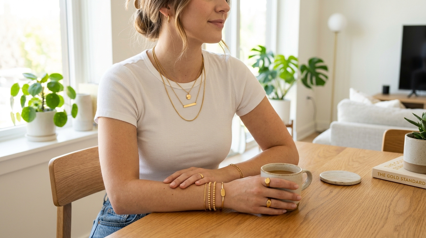 Золотые украшения с PVD-покрытием водонепроницаемые