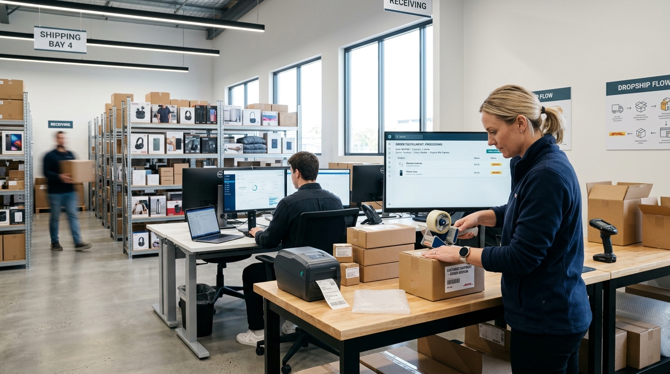 Dropshipping Fulfillment Process Workflow