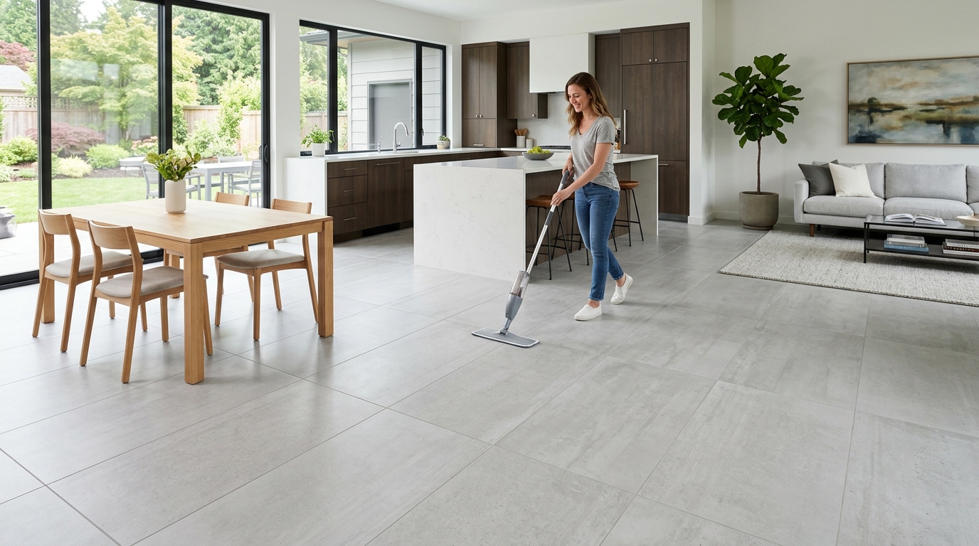 فوائد تبسيط تركيب الجص على البلاط بالحجم الكبير