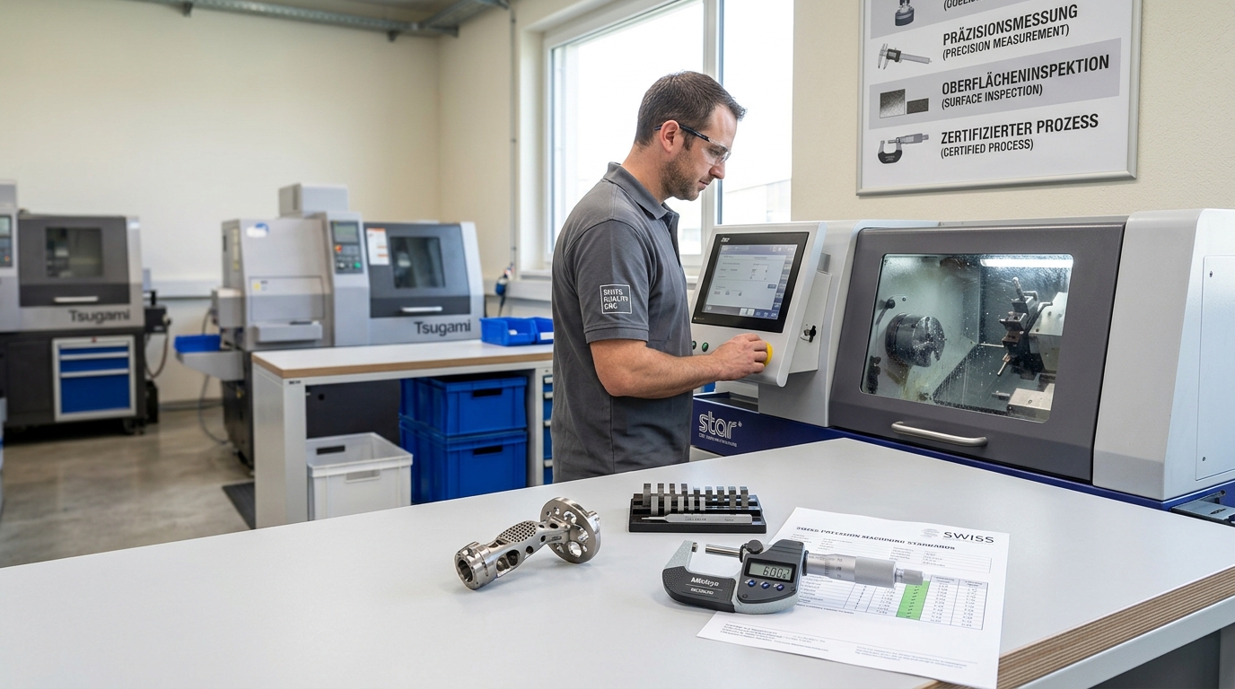 Swiss CNC Machining Quality Standards