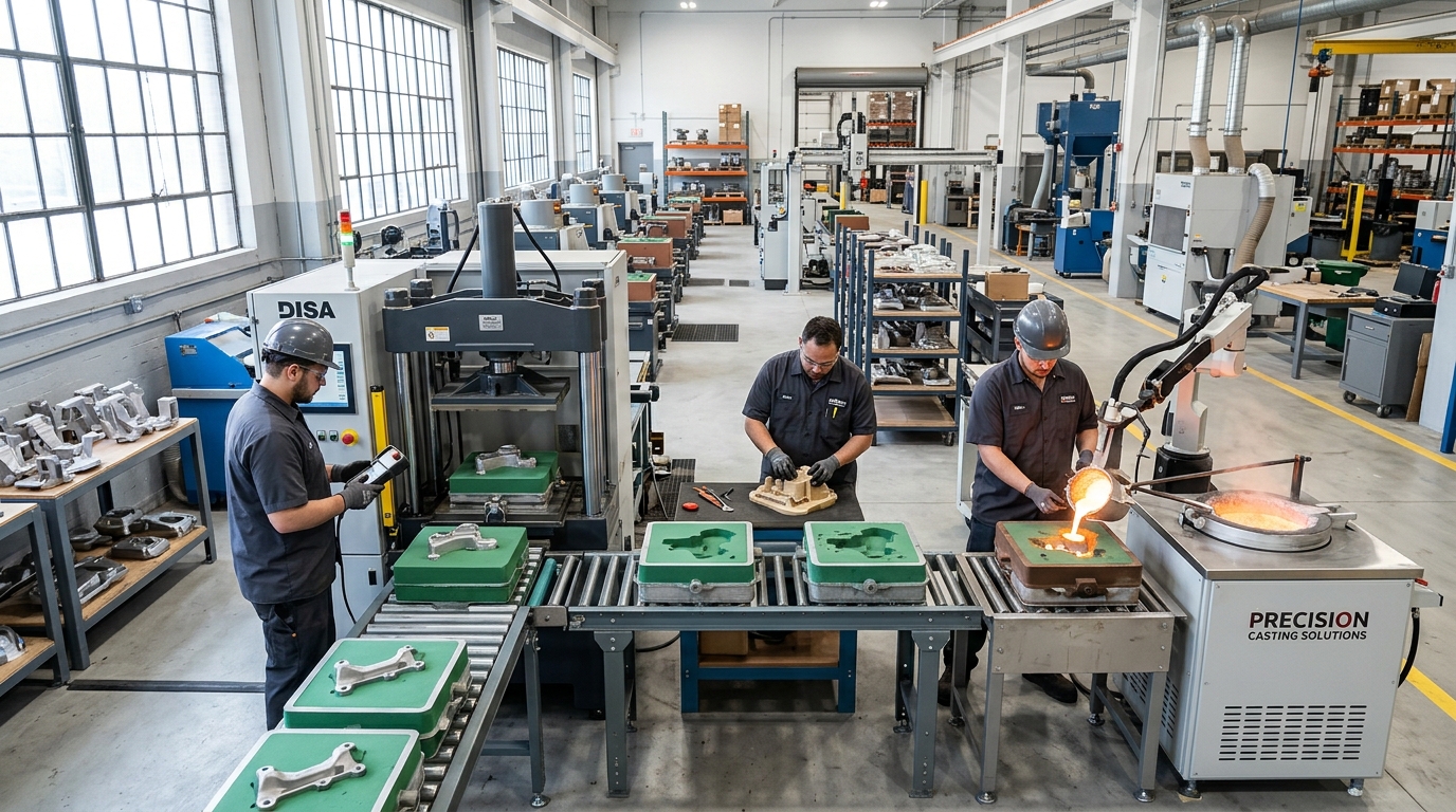 Precision sand cast foundry capabilities