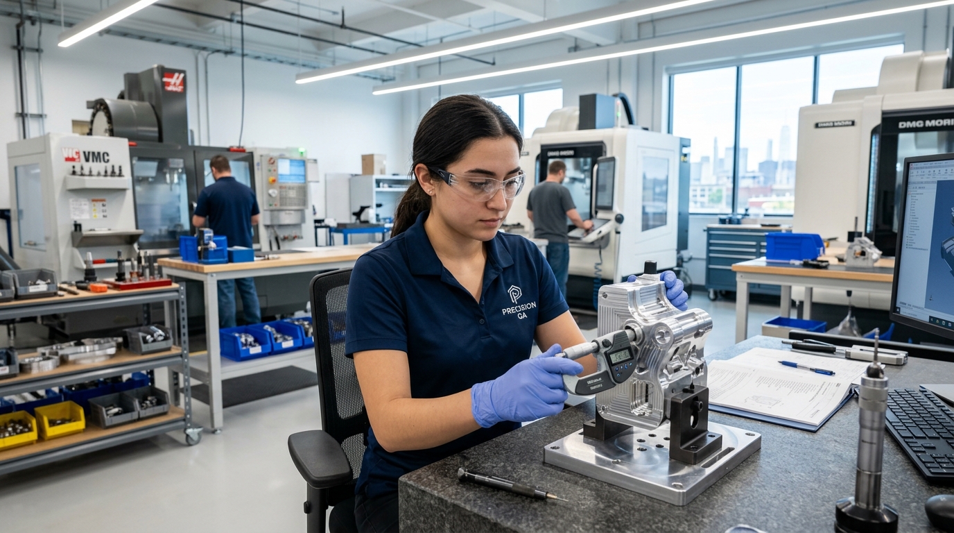 precision machining quality assurance testing