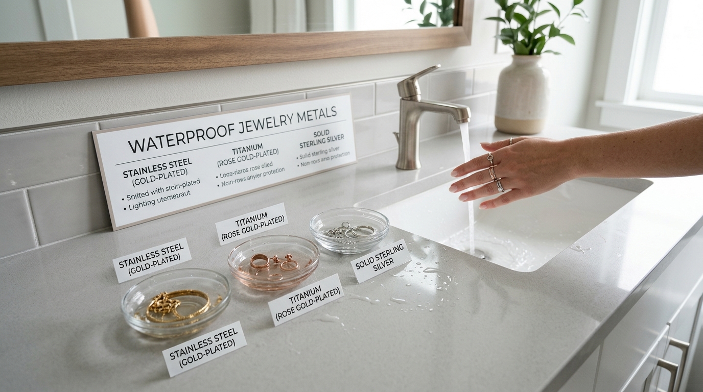 Сравнение металлов для водонепроницаемых украшений
