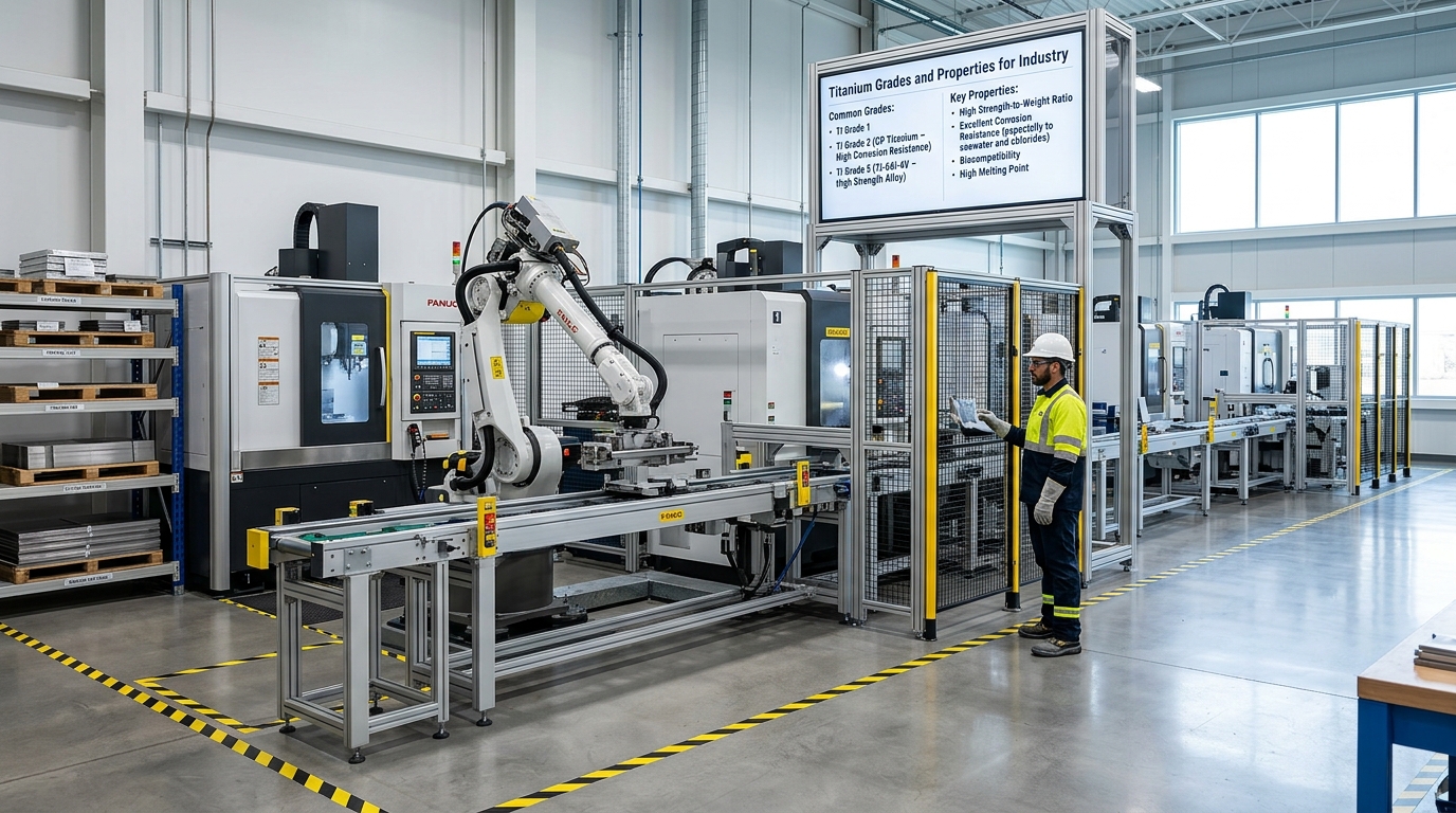 Titanium Grades and Properties for Industry